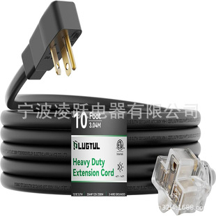 20Amp Extension Cord 10 Feet,Nema 5-20 Heavy Duty Extension Cord,Lighting End,12 Gauge
