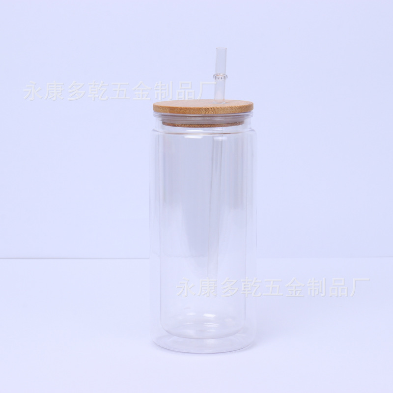 新品16オンスカラープラスチックメイソンカップカラーゼリースノーボールカップストローカップ20オンス二重プラスチックカップ|undefined