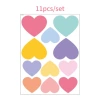 Colorful love wall stickers 2+3