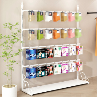 Clothing Store Socks Rack Display Rack Adjustable Lifting Wall Panties Shorts Pantyhose Boxed Jewelry Shelf