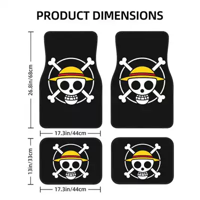 Ins Style Cute Girl Bedroom – Avtomobil döşəmə paspasları - bared-teeth-skull-imitation-cashmere-4060cm-single-pack