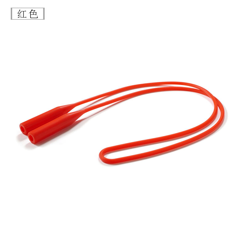 Cuerda elástica de silicona para gafas, antideslizante, anti-caída, correa deportiva ajustable