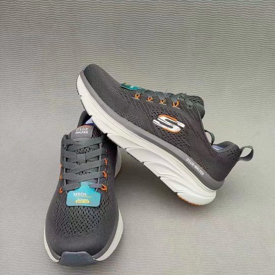 SKQ Skechers Men's Shoes Season New Lightweight Shock-cushioning Comfortable Strap Sports Casual Shoes 232364