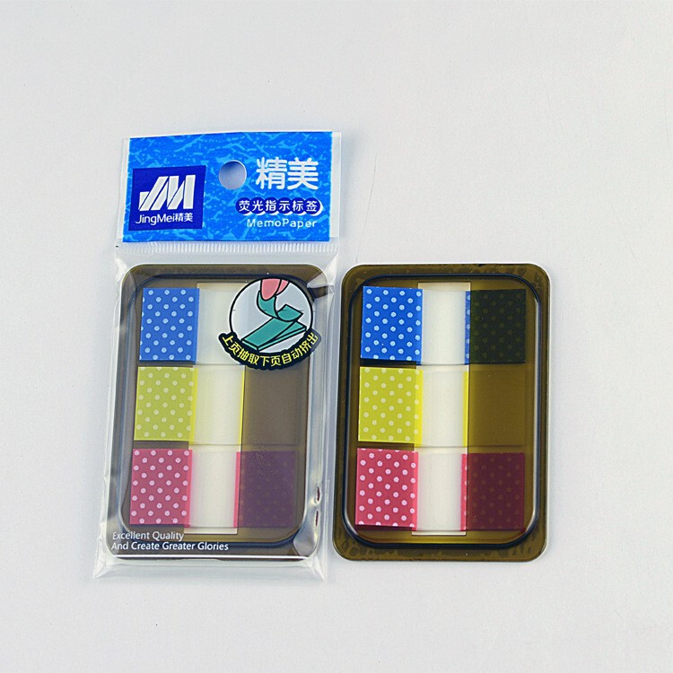 Factory Cross-border Color Fluorescent Indicator Label N-time Sticker Creative Boxed Tick Dot Index Post-it Notes Factory Cross-border Color Fluorescent Indicator Label N-time Sticker Creative Boxed Tick Dot Index Post-it Notes