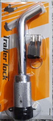 Car anti-trailer latch lock off-road Car lock - silver-elbow-pipe