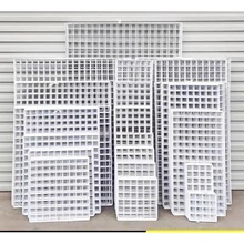 网片网格铁丝网超市挂网货架白色铁网展示架格子网格片挂墙置物架