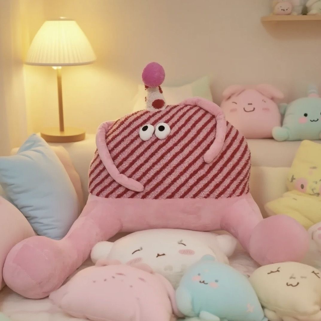 Dopamine Bigfoot Monster Car Headrest Comfortable Lumbar Support Office Lumbar Support Home Sofa Headrest Lumbar Support Cute