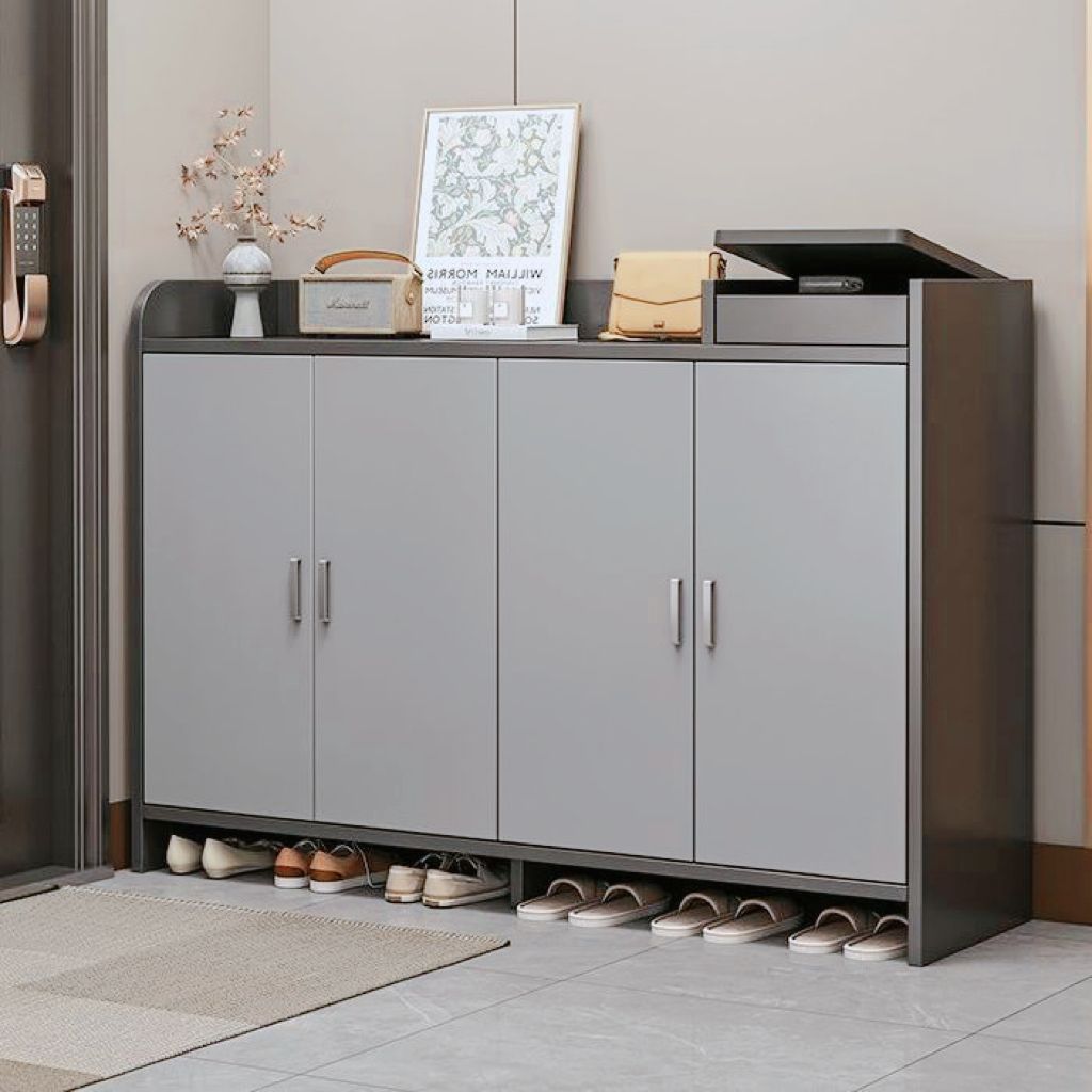 Shoe Cabinet Shoe Rack Doorway Corridor Hallway Shoe Storage Cabinet Multi-Layer Cabinet Storage Cabinet Home Entrance Wall Simple
