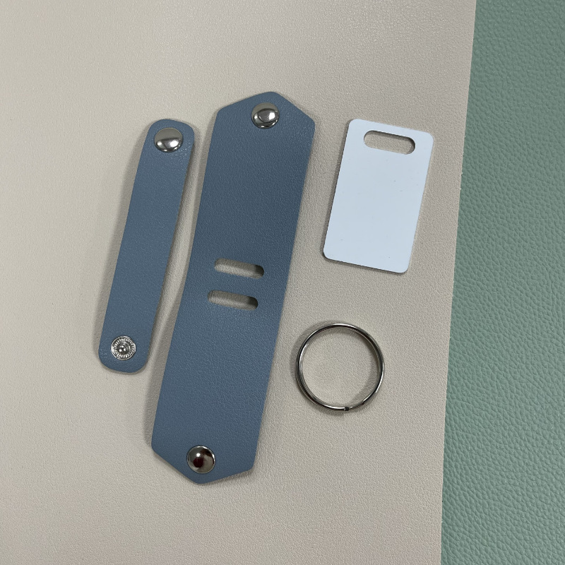 16g Weight Slip-on Clasp Closure Type Keychain Classification 1 Piece Quantity Daily Occasion Pu Leather, Aluminum sheet Material Solid Color Pattern Unisex Gender Simple Style Style Simple Style Solid Color Pu Leather Aluminum Sheet Unisex Slip-on Keychain 15