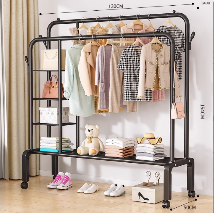 사이드 스토리지 그물 싱글 레이어 더블 로드 130 블랙 후크 휠