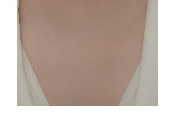 Sunburst Heart Double Layer Necklace For Women Collarbone Chain_voghion.com