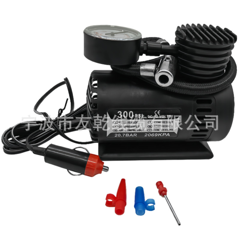 Tire Inflator Portable Air Compressor, Accurate and Intuitive Dial, Fast Heat Dissipation 160W 12V