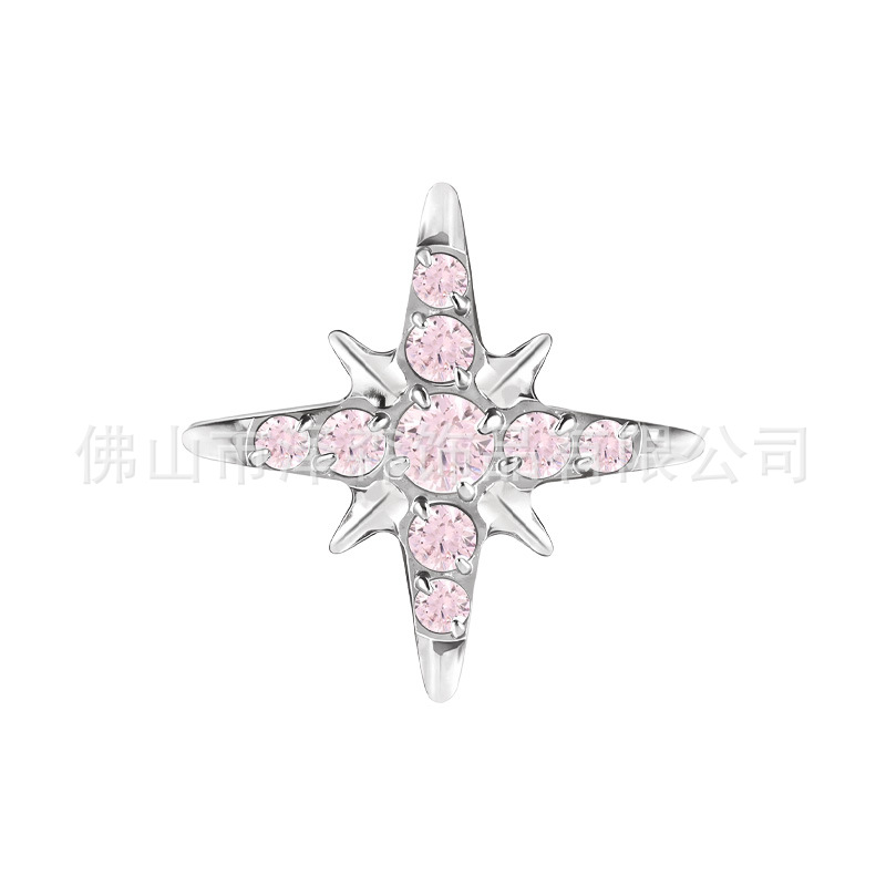 Pointed titanium steel lip stud product view