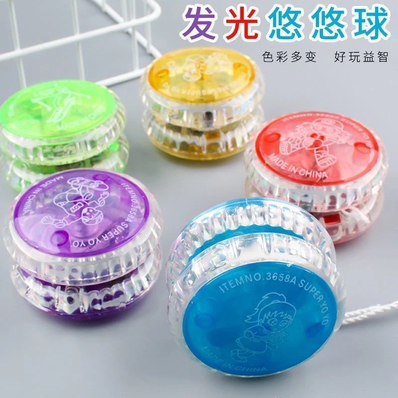 Yo-yo flash creativo para los estudiantes de la escuela del 1 de junio regalo yo-yo juguetes para niños