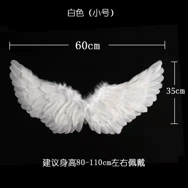 Small white feather wings
