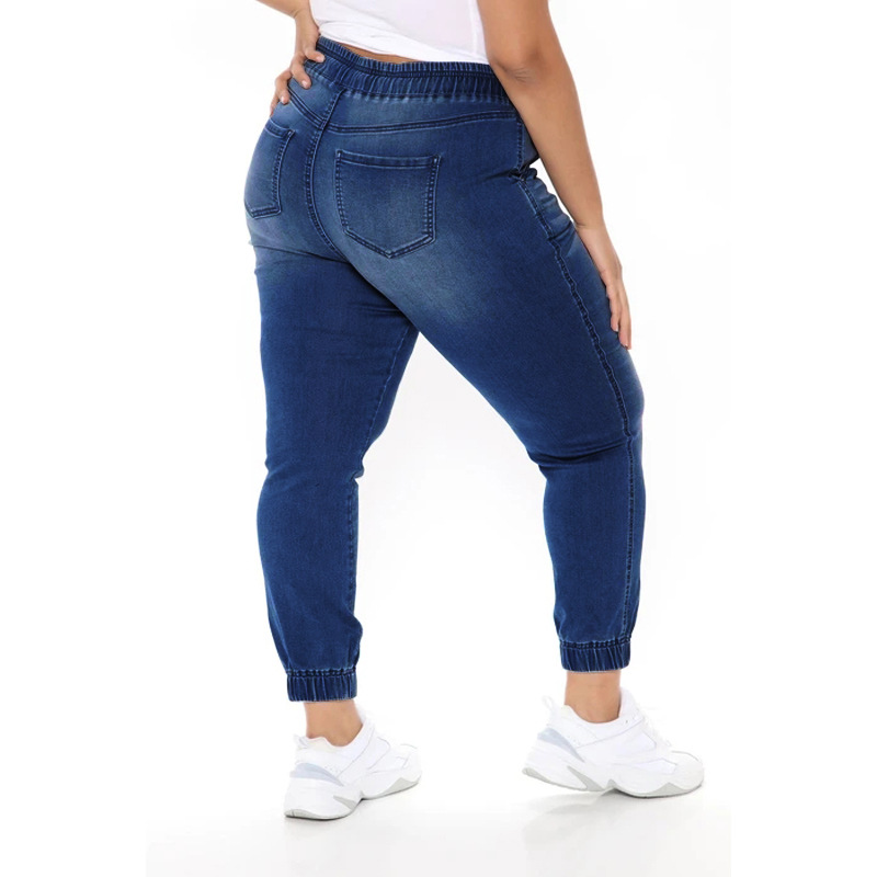 Femmes Du Quotidien Style Classique Vêtement De Rue Couleur Unie Toute La Longueur Lavé Jeans display picture 4