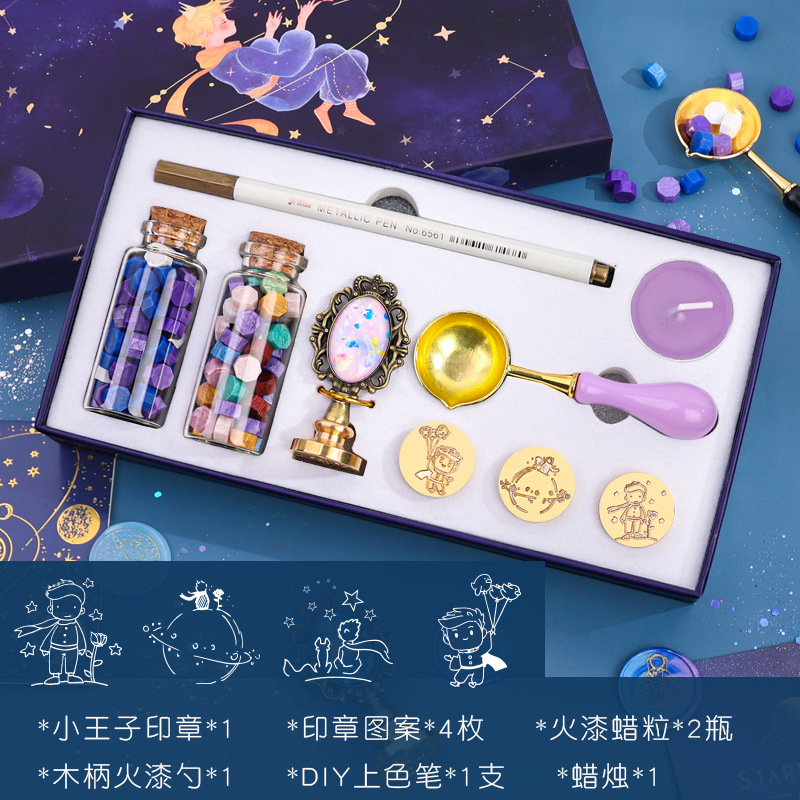 Tienda cultural y creativa Puzzle Astronaut Fire Paint Set Caja de regalo Juguetes prácticos para estudiantes de primaria y secundaria Regalo de cumpleaños creativo