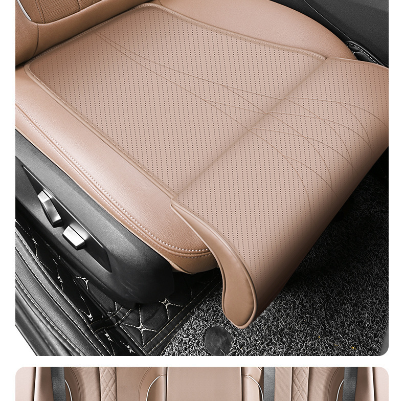 New car seat extended footrest and leg support to relieve discomfort during long drives, essential for both driver and passenger