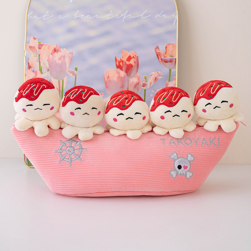 Transfronteriza una bolsa de galletas amor frijoles solubles snack almohada murciélago lleno de juguetes de peluche una bolsa de murciélago Muñeca