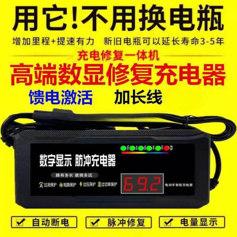 激活电池器电动车充电器48V60v72v脉冲维护电瓶铅酸电池