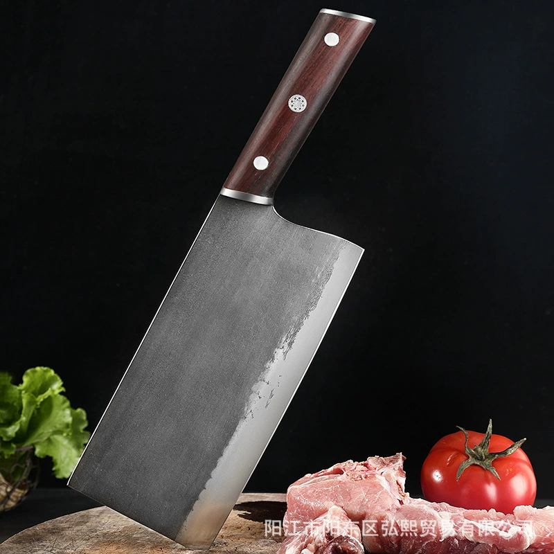 Ручная ковка Yangjiang для кухни, нож из 5CR пентахрома с молибденом, противоскользящая двусоставная кухонная разделочная модель