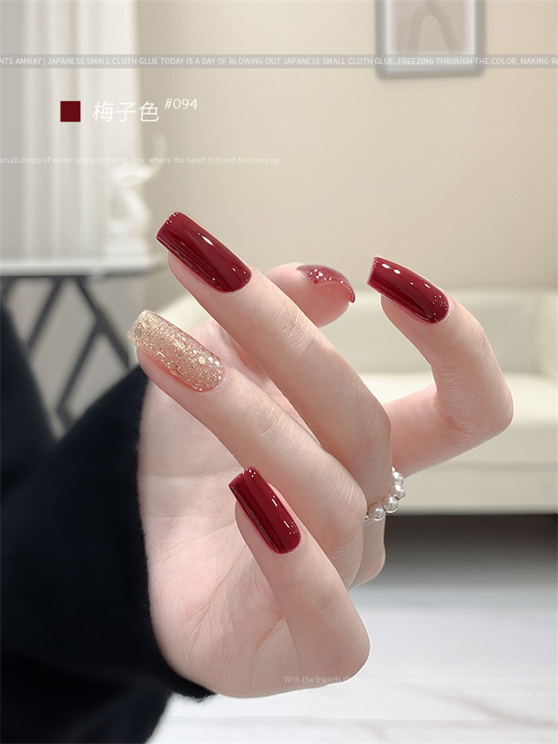 KaSi fototerapia Esmalte de uñas pegamento 2023 nueva primavera y el verano popular blanco lechoso nude rojo cereza salón especial