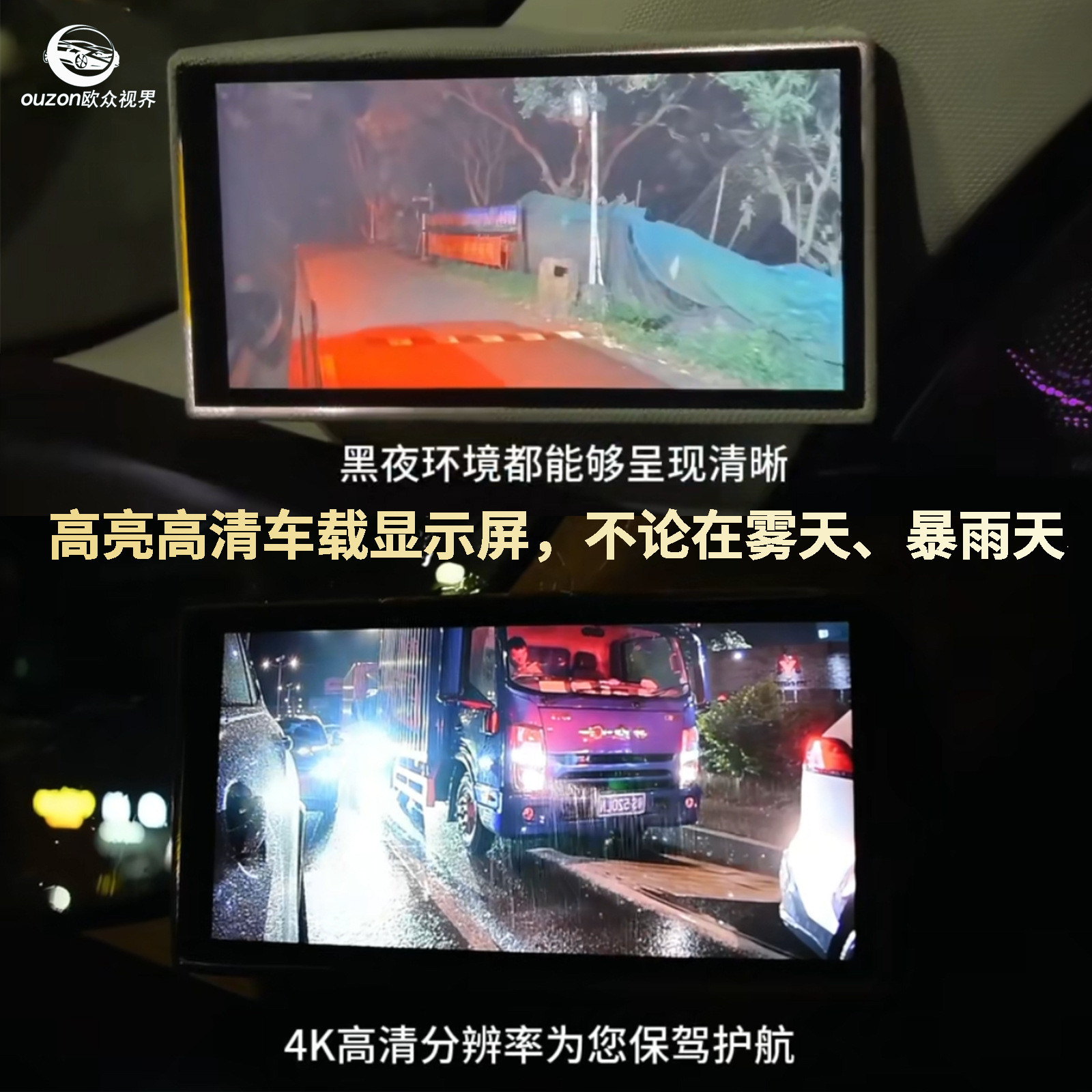 Cms Digital Rearview Mirror Smart Digital Rearview Mirror Front and Rear Dual Camera Smart Touch Screen Bsd Blind Spot Detection Rainy Day