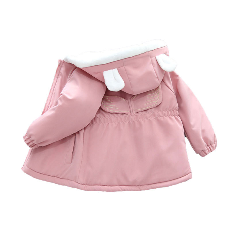 Chaqueta de lana para niñas Otoño e Invierno 2023 ropa de parka de invierno para niños nuevos hombres chaqueta engrosada de invierno para niños mayores moda