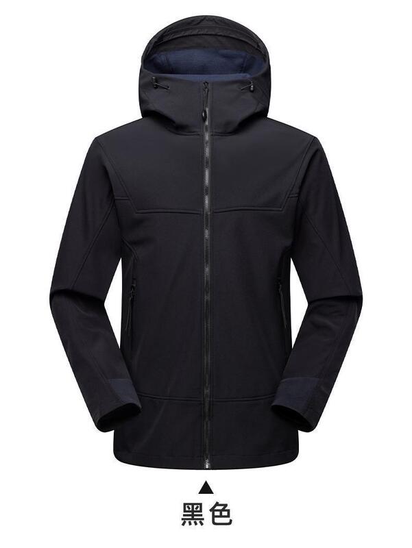 Bird Charge HOODY ソフトシェルジャケット 秋冬 アウトドア ジャケット 防風 暖かい ベルベット フード付きジャケット 男女兼用|undefined