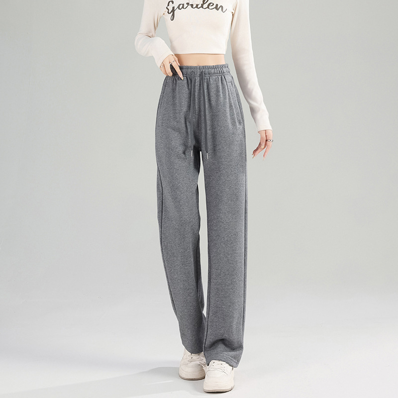 New Style 95% Cotton Heavyweight Pants for Women, Autumn Embroidered Zipper Pockets, Plus Size High-Waisted Straight-Leg Pants New Style 95% Cotton Heavyweight Pants for Women, Autumn Embroidered Zipper Pockets, Plus Size High-Waisted Straight-Leg Pants