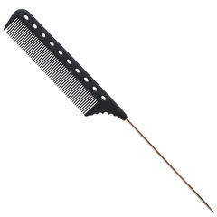 托尼蓋黑碳纖加硬剪髮梳理髮店女發梳尖尾梳挑發梳美發梳子批發