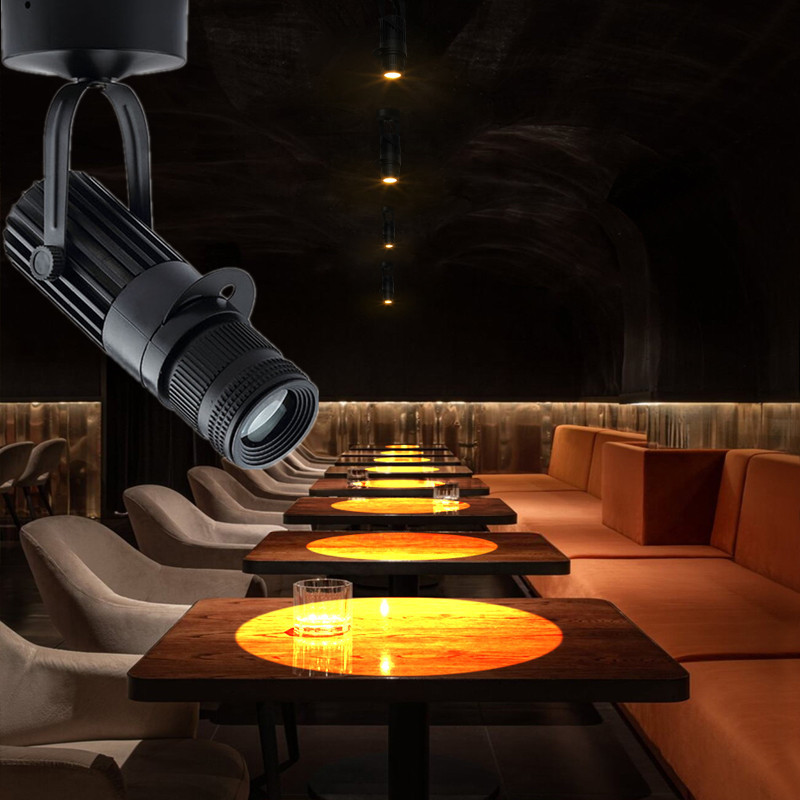 LED Spotlight etapa atmósfera luz bar KTV foco luz techo tienda comercial restaurante haz luz de la pista