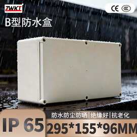 295*155*96塑料变频器外壳 电源锂电池防水盒 塑料壳体