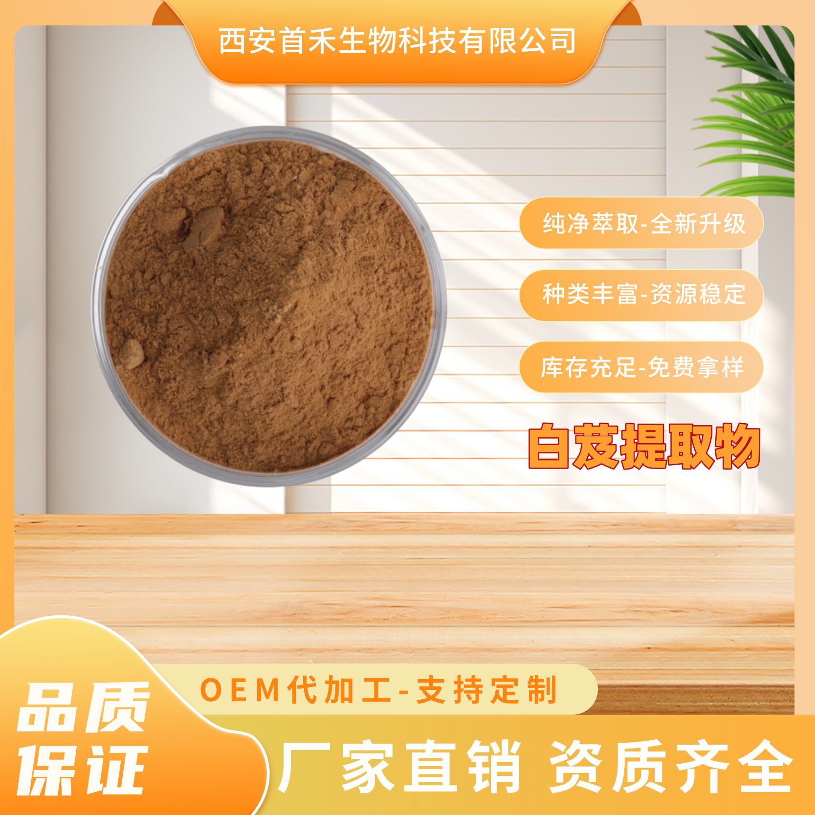 白芨提取物10:1 白芨多糖白根白给白及甘根连及白给紫兰紫蕙百笠