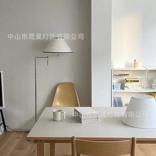 New Korean-style vintage designer wabi-sabi style bedroom study minimalist living room decorative personal floor lamp