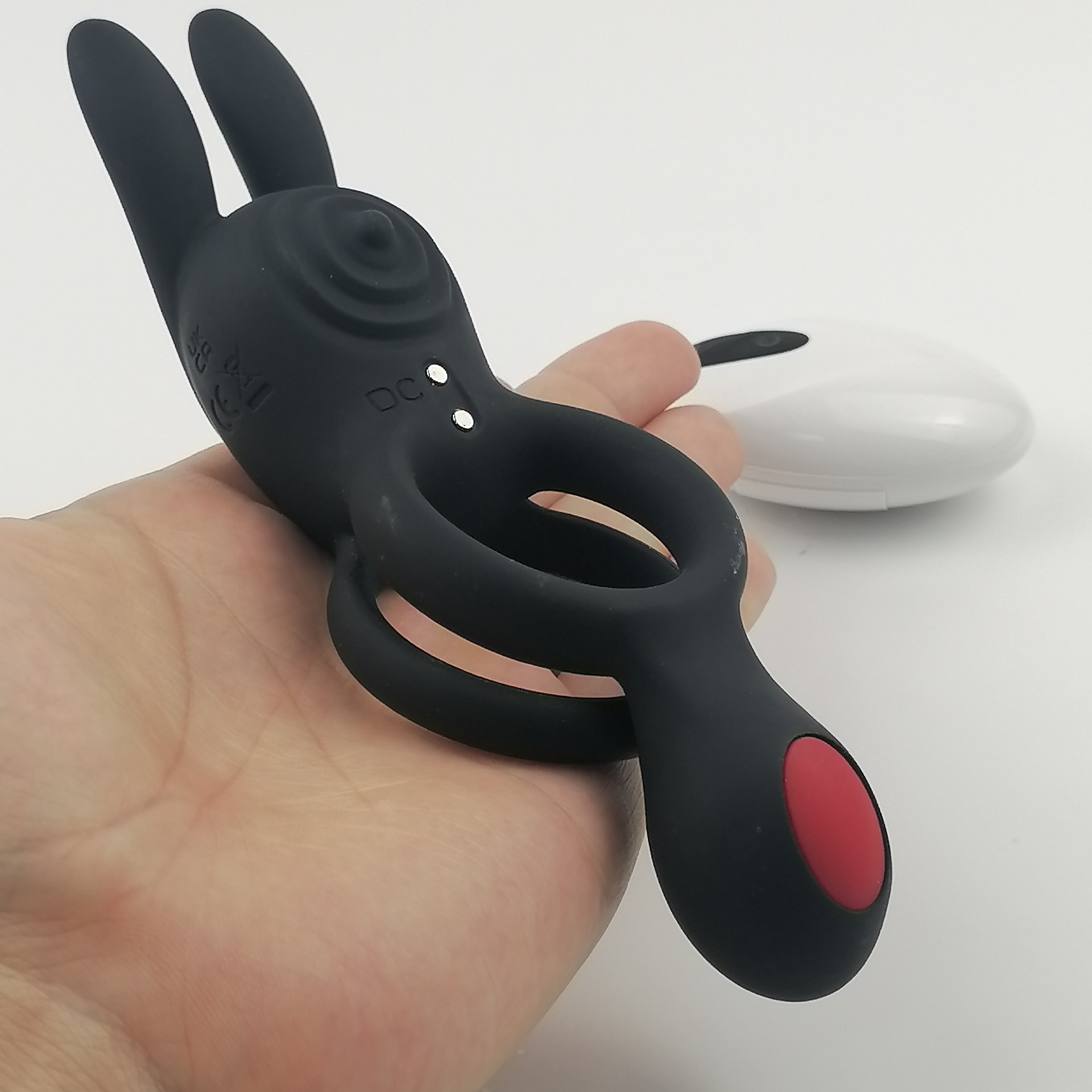 Qiaran Shuanghuan Lock Precision Vibration Rabbit Ear Massager Wireless Remote Control Maschio Femmina Condiviso Coppia Prodotti Sessuali per Adulti_voghion.com