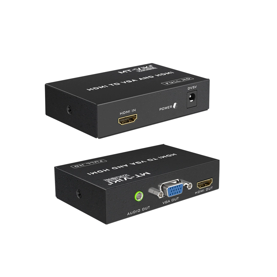 Переходник Magota Rugs HDMI на VGA + конвертер с последовательностью 3,5 мм аудио 1 к 2 выход MT-HV03