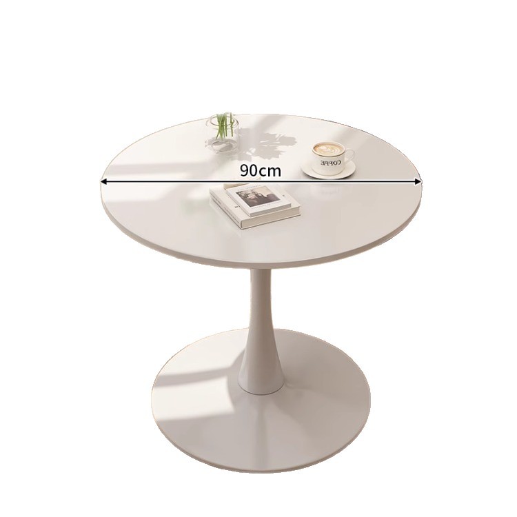 Mesa de centro, mesa de negociación de ocio, combinación de mesa y silla, sala de estar, mesa lateral para el hogar, mesa de café, balcón simple de tulipanes, mesa redonda pequeña