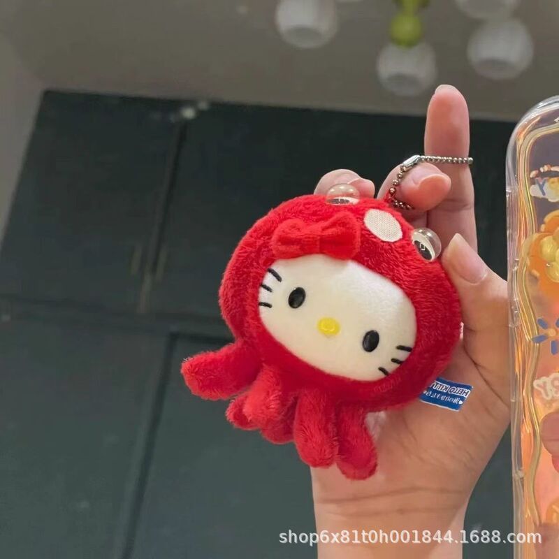 Octopus Hello Kitty Bag Pendant Cute Japanese Doll Backpack Girl Toy Small Accessory Octopus Hello Kitty Bag Pendant Cute Japanese Doll Backpack Girl Toy Small Accessory