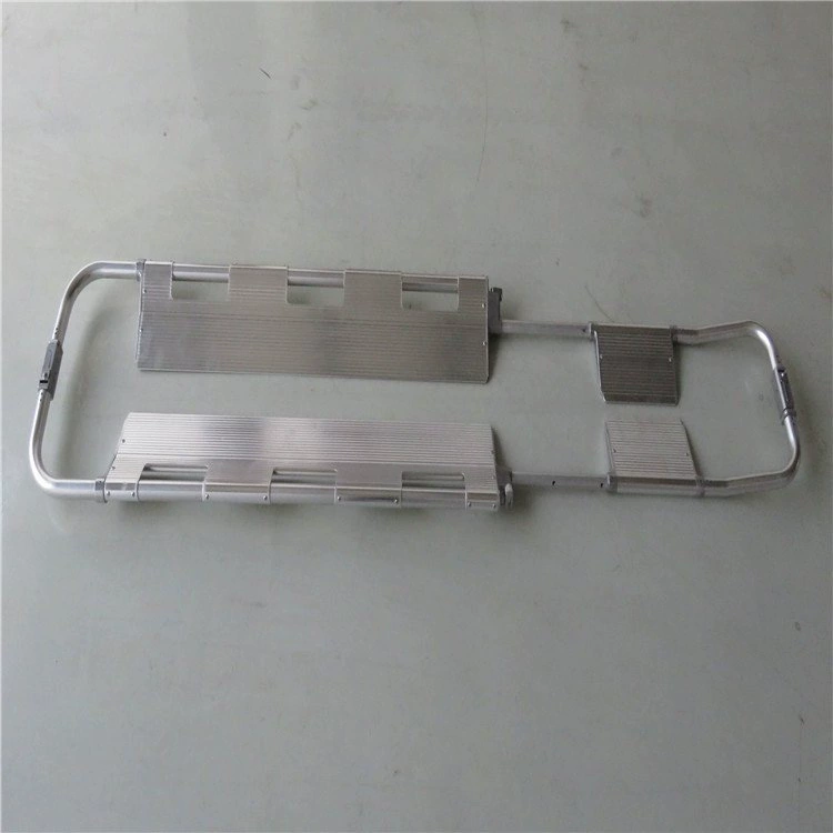 Разделяемые аварийно-спасательные носилки с регулируемым аварийным складыванием из алюминиевого сплава с четырьмя пластинами позвоночника