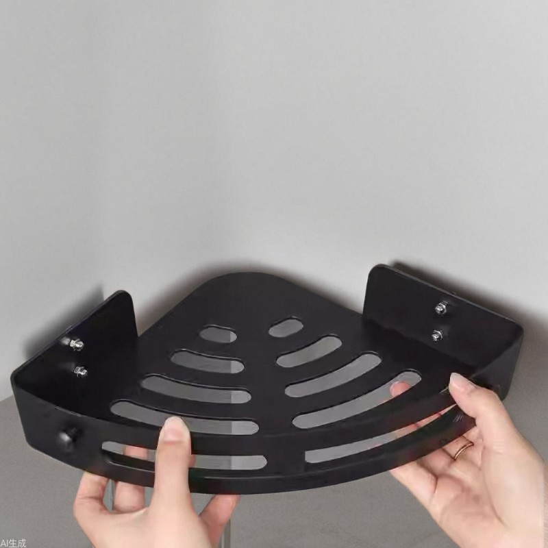 Bathroom Triangle Storage Rack Bathroom Cosmetic Storage Rack Bathroom Toilet Hole-free Storage Rack Towel Rack