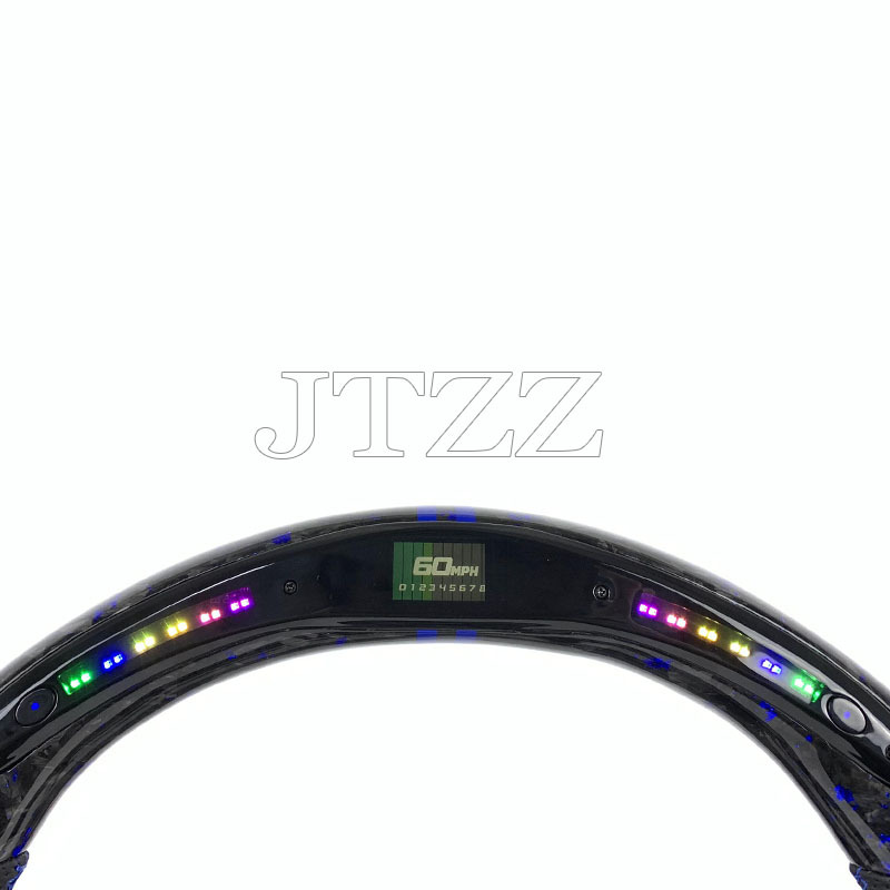 Suitable for Honda Fit GK5 Binzhi XRV upgrade LED carbon fiber modified steering wheel 2015-2019