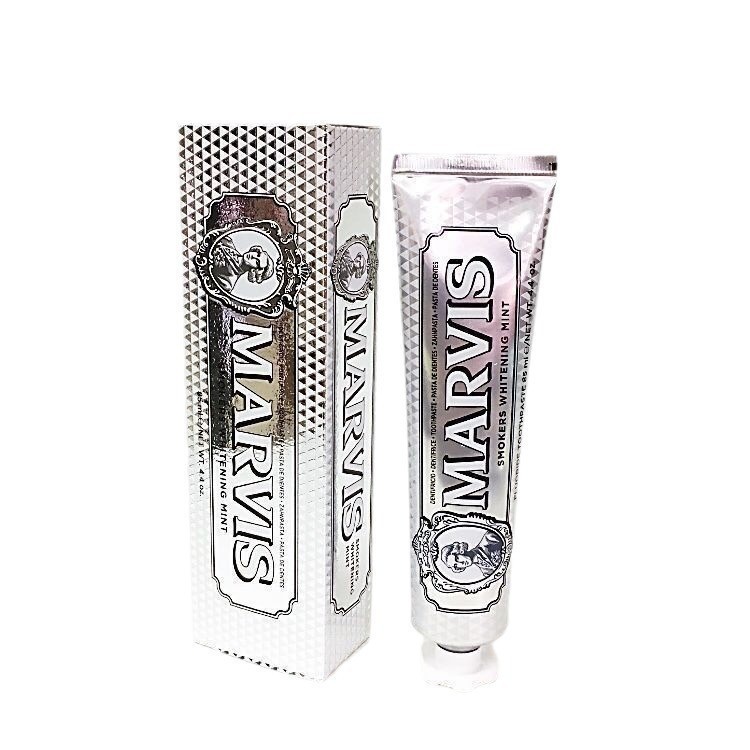 イタリア輸入 Mars 大人用ミント風味歯磨き粉 85ml フレッシュブレス シルバー歯磨き粉 ギフトボックス|undefined