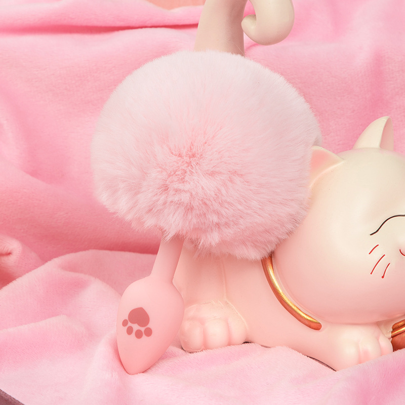 Pink Silicone Short Tail