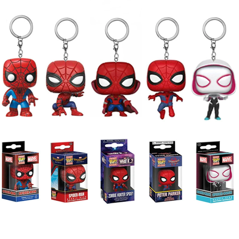 Брелок (Spider-Man) PVC-фигура, 9 см с цветной коробкой — коллекционные варианты