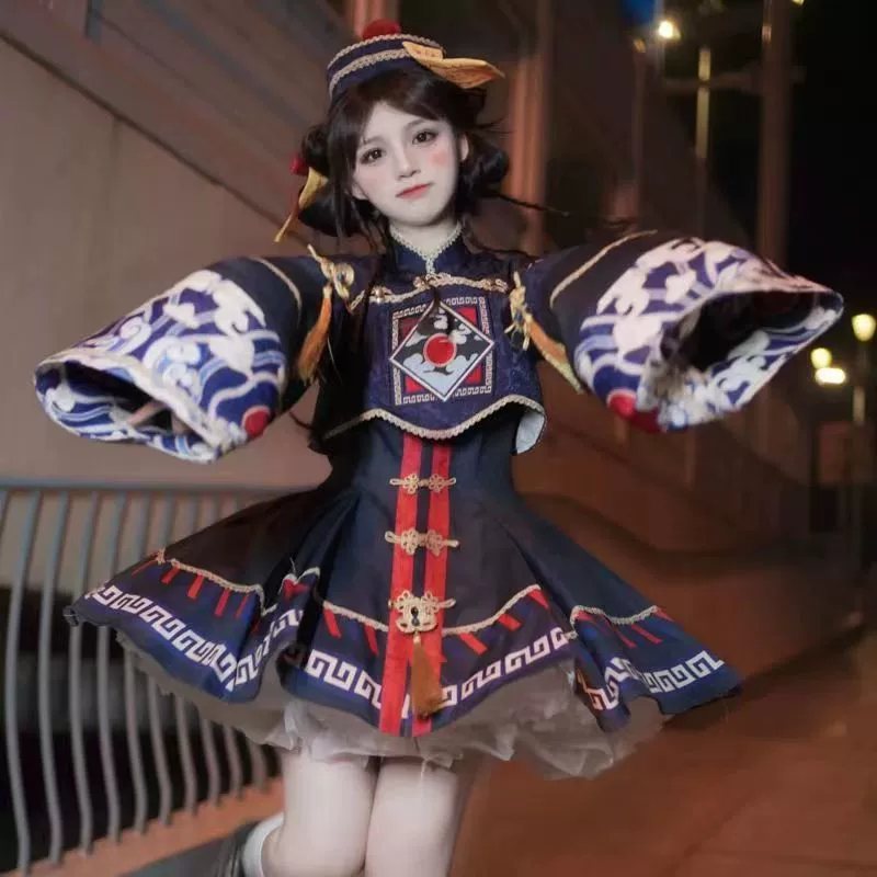 Маленькая зомби Лолита детская одежда COS JSK ретро платье Lo юбка костюм косплей одежда