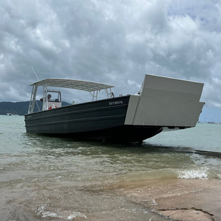 11 M Qingdao Blue aluminum alloy landing boat transport boat multi-functional work boat landing fishing boat work boat
