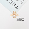 New alloy bee accessories DIY jewelry accessories mobile phone shell beauty stickers, shoes, shoes, bags bag accessories