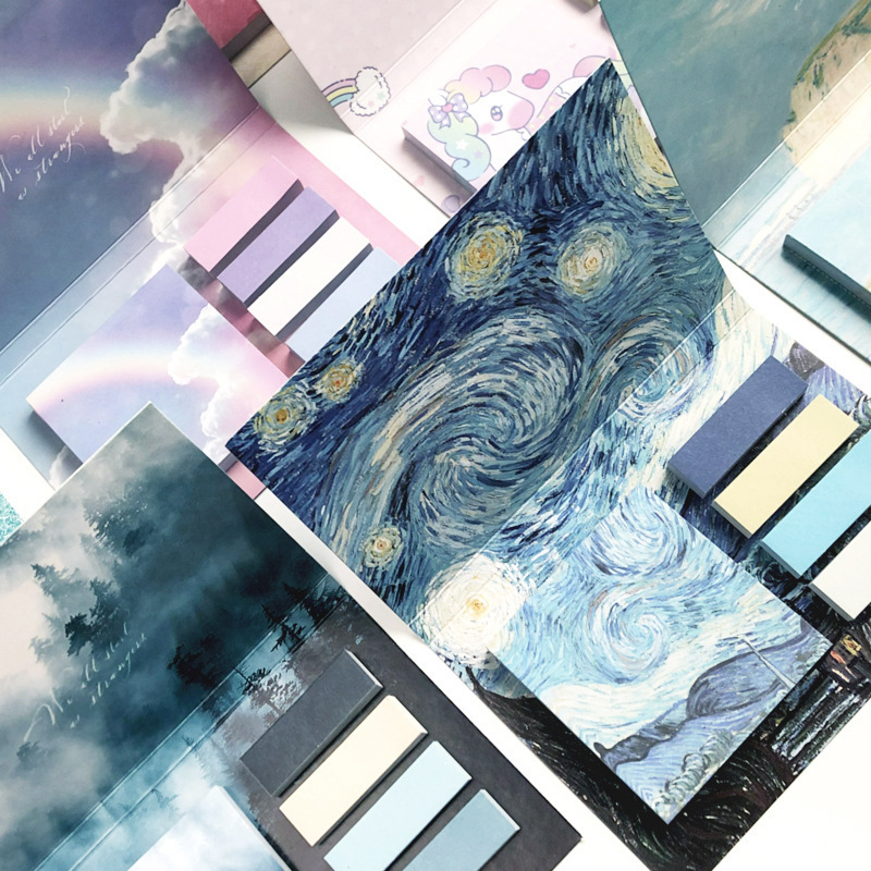 325 creative combination post-it notes suit cute girl heart notes N times sticky notes can be pasted