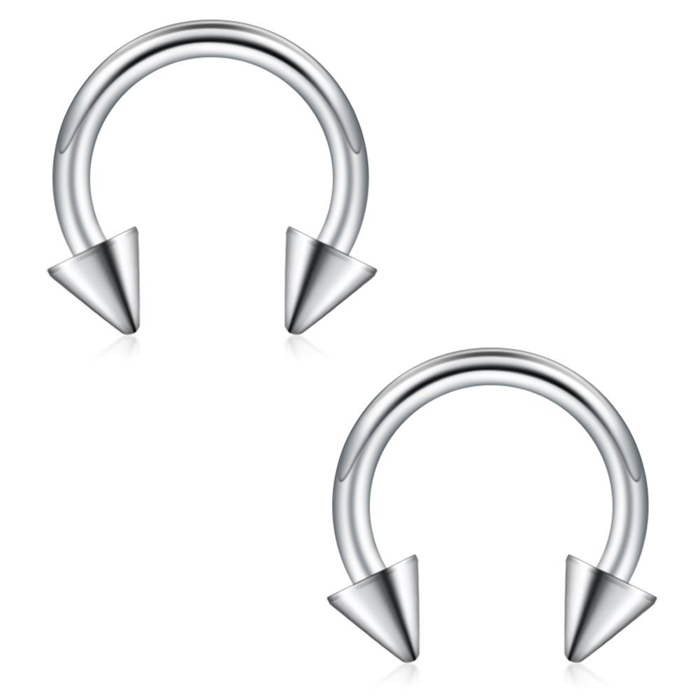 Nasenpiercing-Schmuck im europäischen und amerikanischen Stil aus Edelstahl, galvanisiertem Titanstahl, C-förmig, Ohr- und Lippenpiercing-Schmuck_voghion.com